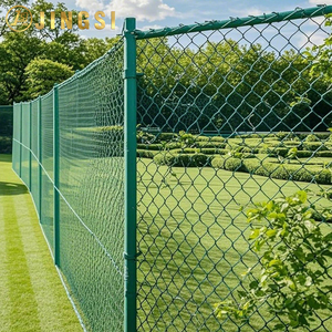 Cercado de Alambre para Campo de Fútbol, Recubierto de PVC o Galvanizado, Removible, Rollo de Cerca Metálica para Terreno - Product Image 4