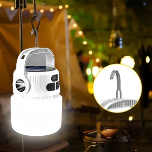 <span class=keywords><strong>Lampe</strong></span> de <span class=keywords><strong>camping</strong></span> solaire LED d'urgence pour l'extérieur avec batterie rechargeable TYPE-C, portable, double tête, indice de protection IP65 - Product Image 1