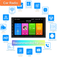 SZDALOS Autoradio Android 7 pouces 2+32G 2 Din Écran TN Stéréo de voiture BT Musique FM Lecteur MP5