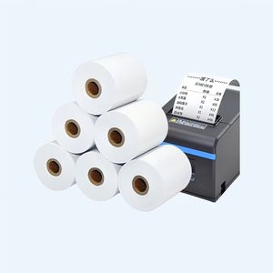 Kertas Kasir Thermal Gulungan Panjang A4 80mm Supermarket Putih Bebas BPA Transaksi 48gsm Barcode 70gsm - Product Image 2