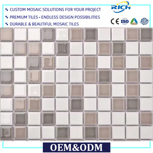 Mosaicos Cerámicos Modernos Resistentes de 6MM para Paredes Interiores de Hoteles y Baños, Mantienen la Belleza con el Uso Intenso - Product Image 1