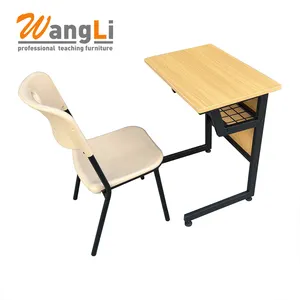 Table Chair Student School Supplies Standard Classroom Desk And Chair Wooden School Furniture Desk And Chair Eco-friendly Modern