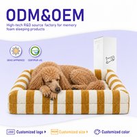 Premium Orthopädisches Memory-Schaum Hundebett mit Druckentlastung und Gelenkunterstützung, Abnehmbarer Bezug für Ältere Hunde, Maßgefertigte Großhandelslieferung