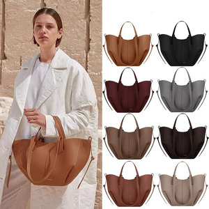 Sac à main femme style Polen, grand sac fourre-tout, sac à bandoulière en cuir véritable pour les trajets domicile-travail, le bureau et les voyages - Product Image 1