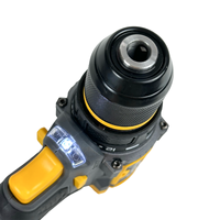 Perceuse sans fil à couple élevé 16V, batterie au lithium sans balais, perceuse à percussion manuelle en plastique, mandrin 1/2, vitesse variable, couple maximal 40N/m