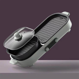 BOOU MagiCook <b>Electric</b> <b>Barbeque</b> Grill Smokeless 2 in 1 Non Stick Coating <b>Electric</b> Grill With Hot Pot - Product Image 4