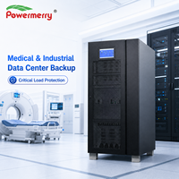 Powermerry 33-100 UPS en Línea de Frecuencia Variable 100kVA 80kW Trifásico Entrada/Salida Onda Sinusoidal Pura para Uso Médico, Industrial y Crítico