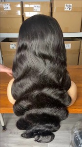 Pelucas delanteras de encaje HD de cabello humano doble dibujado vietnamita crudo por Peluca de onda del cuerpo de cabello humano arrancado Proveedor de pelucas delanteras de encaje sin pegamento - Product Image 6