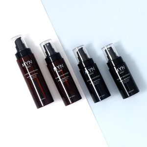 Matte Đen 4oz 100ml 150ml 200ml Chai nhựa PET rỗng phun bơm kem lotion Mist Spray Chai cho sản phẩm làm đẹp - Product Image 3