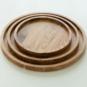 Plateau de service en bois élégant et écologique exporté d'Inde pour les restaurants et les hôtels, disponible en gros - Product Image 1