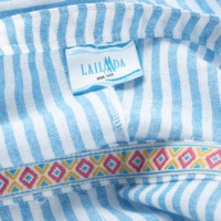 Pantalon de plage ultra-fin en tissu éponge 100 coton, pour femmes, couleur de luminosité, avec pompon, bande à taille ajustable du fabricant brevetée
