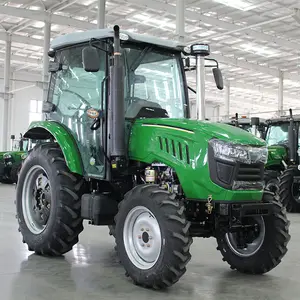 80hp 90HP 100HP máy kéo 4WD với điều hòa không khí cabin cho nông nghiệp