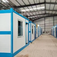 Maison préfabriquée pliable en conteneur, extensible et portable, pour camping, bureau ou dortoir