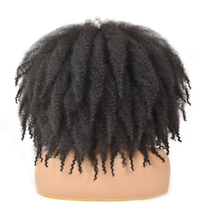 Ombre Glueless Short <strong>Afro</strong> Crochet Hair Lace Front <strong>Wigs</strong> With Bangs for Black Women African Synthetic Cosplay <strong>Wig</strong> Lace <strong>Wig</strong> - Product Image 4