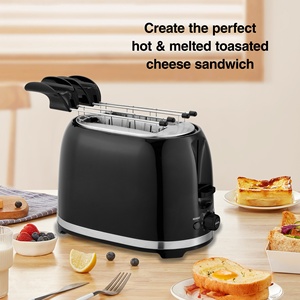 Tostadora de Pan Comercial Automática de Apertura Rápida, Tostadora Eléctrica Digital para Cocina, Máquina para Hacer Tostadas BT026 - Product Image 5