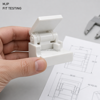 MJP Pieza de prueba de ensamblaje de resina UV impresa en 3D, Mecanismo de bisagra, Impresión multijet, Prueba de ajuste, Prototipo, OEM personalizado