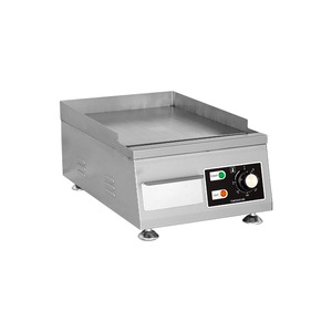 <b>Electric</b> <b>Griddle</b> Stainless Steel 280mm Adjustable Temperature Control For Kitchen Catering Equipment - Product Image 1