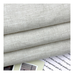 2836 # Vải lanh nguyên chất Châu Âu 120GSM tự nhiên, 21x17S, mềm mại, dệt sẵn, nhuộm trơn, chất liệu vải lanh dùng cho áo sơ mi, quần áo, may mặc - Product Image 6