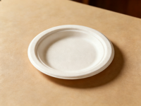 Assiettes alimentaires jetables en pulpe moulée biodégradable pour la restauration rapide