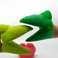 Mitaines de four en silicone anti-brûlure épaisses et résistantes à la chaleur Mitaines de pincement de cuisine Gants de cuisson Gants de four à usage alimentaire