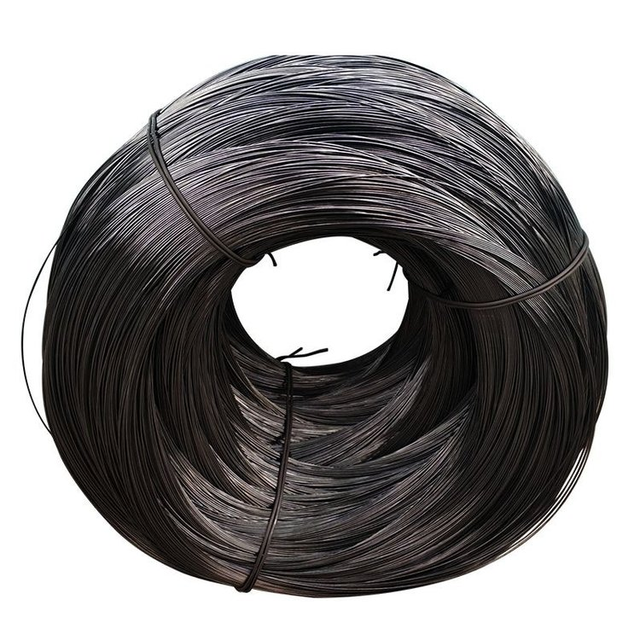 High Quality 1.2/1.4/1.6mm Black Carbon Spring Steel Wire Single Strand Hard Matte Steel Wire for Warehouse Threading