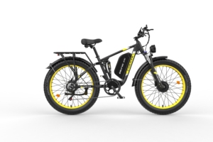 Mid Drive Rear Hub Motor 52V 25Ah 26 Inch Mountain Fatbike for Adults CT8 <b>Fat</b> Tires Enhances Stability and Comfort on Uneven Ter - Product Image 4