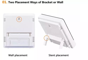 Цифровой измеритель влажности термометр гигрометр с длинным зондом с часами для лаборатории инкубатора - Product Image 5