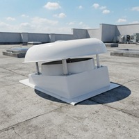 Ventilateur d'extraction axial électrique en PRV pour toiture, grand débit d'air, ventilateur en fibre de verre pour atelier industriel, garantie 2 ans