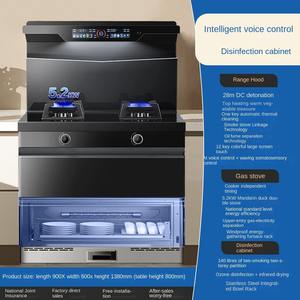 موقد غاز ذكي 3 في 1 بالجملة، موقد غاز بشعلتين، موقد متعدد الوظائف مع فرن مدمج - Product Image 5