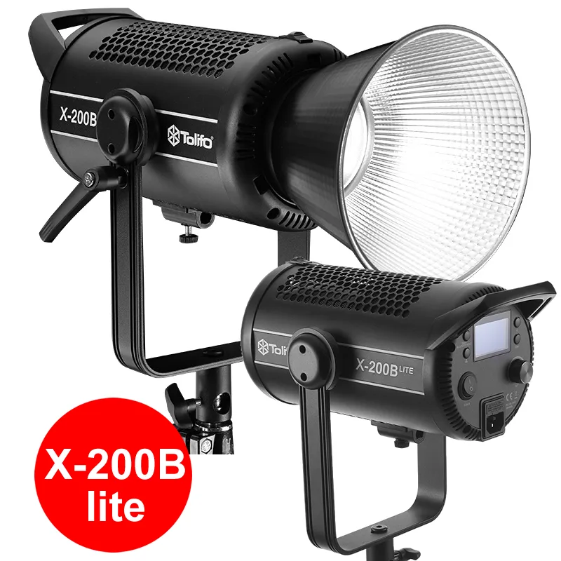 TOLIFO X-200B lite bicolore LED lampe vidéo pour Studio TV Film photographie Production vidéo application contrôle 12FX effets 2700K-6500K