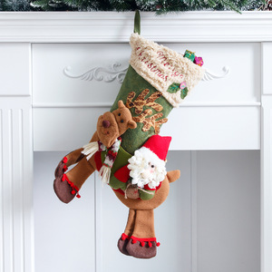 Productos Navideños Novedosos, Decoraciones para Chimenea de Navidad, Bolsa de Regalo Gigante con Diseño de Calcetín Navideño, Set de Regalos para Fiesta de Nochebuena - Product Image 6