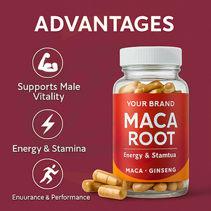 Viên nang chiết xuất Maca hữu cơ bổ sung thảo dược cho nam giới, hỗ trợ năng lượng, sức bền và sinh lực. - Product Image 3