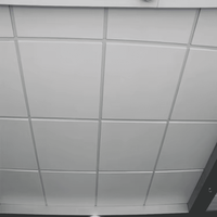 Panneau de plafond suspendu moderne en aluminium acoustique et ignifuge pour hôtel, 1220*2440 mm