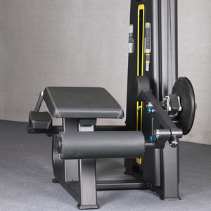 Machine à flexions de cuisses inclinée pour les ischio-jambiers, à résistance sélectionnable, pour usage commercial en salle de sport et à domicile, machine de musculation robuste pour les cuisses - Product Image 3