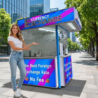 Kiosque de change de devises pour centre commercial, bureau mobile préfabriqué de luxe, pièce modulaire pour entreprise ISO