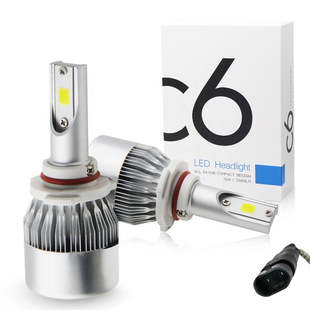 Hot Sell Large Stock Led Headlights H4 H7 H11 Hi Lo Beam C6 Led Headlight Lamp H7