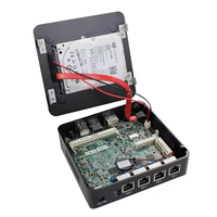 Mini PC pare-feu AISTONE Barebone 4 ports LAN 1G DDR3 mSATA, routeur N2840, châssis aluminium x86, appareil OPNsense, 4 ports RJ45