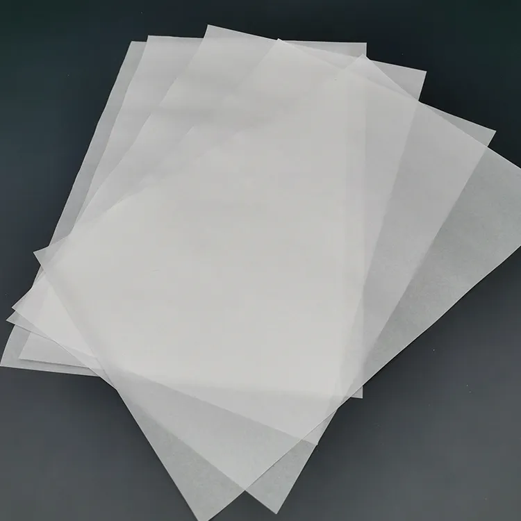 Ungebleichtes Natur pergament papier in Lebensmittel qualität Antihaft-fett dichtes wasserdichtes Back papier