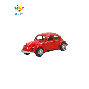 سيارة لعبة كلاسيكية طراز بيتل من AJB مزودة بموسيقى وإضاءة وآلية سحب للخلف، مصنوعة من خليط معدني وبلاستيك مصبوب، ألعاب للأطفال - Product Image 1