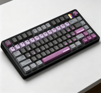 Clavier compact pour gamer avec logo personnalisé, touches PBT interchangeables à chaud, joint d'étanchéité, ordinateur portable