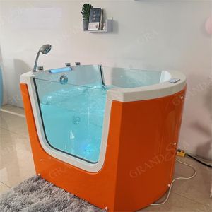 2024 New Baby <span class=keywords><strong>Massage</strong></span> Badewanne Set Indoor Freistehende Neugeborene Ozon Bubble Badewanne mit LED-Licht Multifunktion ale <span class=keywords><strong>Spa</strong></span> <span class=keywords><strong>Massage</strong></span> - Product Image 3
