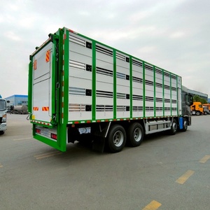 <span class=keywords><strong>Camion</strong></span> Diesel Foton 8x4 per Trasporto Bestiame e Pollame, <span class=keywords><strong>Camion</strong></span> a 3 Piani in Alluminio per Trasporto Animali - Product Image 5