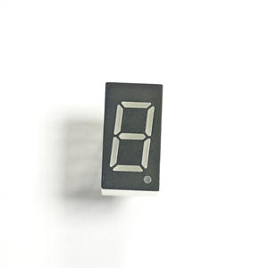 Afficheur LED 7 segments 0,36 pouce 1 chiffre lumière rouge haute luminosité, dispositif électronique miniature attrayant pour comptage numérique à valeur unique - Product Image 5