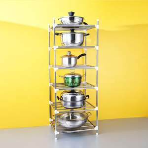 Organisateur de micro-ondes multifonction Offre Spéciale support de rangement de cuisine support d'ustensiles de poulie Simple pour casseroles et poêles pour boulangers - Product Image 6