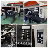 Machine d'impression DTF haute vitesse 60 cm, prend en charge 4 à 8 têtes d'impression I1600/I3200 en option, suspension magnétique, imprimante DTF industrielle
