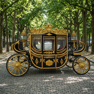 Chariot de Mariage Royal Électrique Exquis et Élégant avec Pneus en Caoutchouc Plein, Transport Spécial, Garantie 1 An - Product Image 1