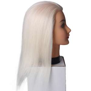 Modelli di bambole di capelli umani per parrucchieri di alta qualità manichino femminile per lo Styling fittizio con testa di allenamento per le spalle - Product Image 6