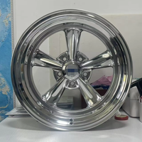 Jantes forgées chromées personnalisées de 18 et 20 pouces, 5x120.65, à déport profond, style vintage pour voitures muscle, compatibles Chevy Chevelle SS