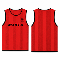 Gilet d'entraînement portable et pliable en polyester semi-mesh avec logo personnalisé pour la pratique sportive