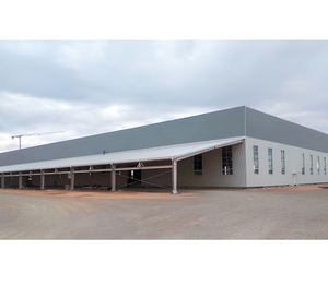 Structure en acier préfabriquée construction métallique bâtiment grange abri de voiture auvent - Product Image 6